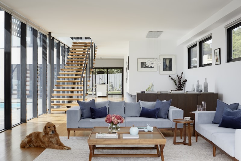 Tidy, freshly finished living room ready for move-in